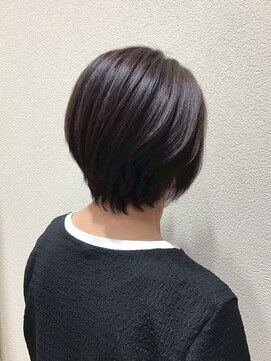 アクセ 立体感ハンサムショート大人可愛い奥行きショート30代40代50代