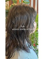 アッシュ アーティスティック スタジオ オブ ヘア(Ash artistic studio of hair) ロング×パーマ