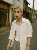 金髪 ベリーショート イージードリル イージーパーマ 菅田将暉風