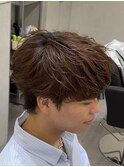 ルーズパーマ名古屋栄メンズ美容室パーマ