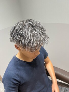 サロウィン 熊本上通り店(SALOWIN) ツイストスパイラル×ホワイトメッシュ