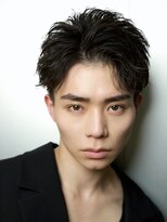 ルーシー 川越(LUCEY)&nbsp;センターパートフェザーパーマシャドウパーマメンズパーマ