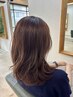 似合わせカット+透明感ケアカラー+質感トリートメント　