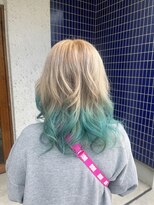 タイム(Time)&nbsp;ホワイトベージュミントブルーグラデーション