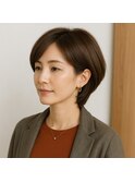 ミセス美シルエット ショートボブ 20代 30代 40代 50代 60代