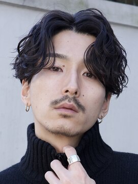 フィフス 原宿(fifth) 原宿シャドウパーマ波巻きパーマメンズパーマオールバック30代