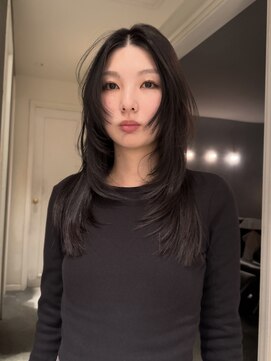 バロック(BAROQUE) ロングレイヤー/アッシュブラウン