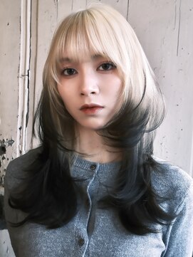 【macana指名】レイヤーカットミディアムロングウルフ登戸