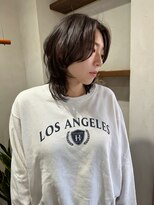 カーム(calm)&nbsp;着物ヘア/大人ガーリー/ダークアッシュ/似合わせカット/レイヤー