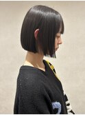 切りっぱなしボブ
