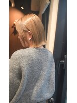 花鳥風月 春に透明感カラー。ミルクティーベージュ
