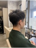 刈り上げツーブロックショート