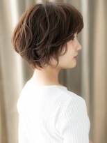 カバーヘアアンドスパ ブリス 浦和(COVER HAIR&SPA bliss) ミルクグレージュ小顔周りレイヤーショートボブX浦和20代30代