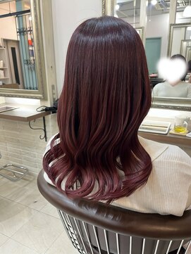 ヘアーアンドメイク シークタチカワ 立川店(Hair&Make Seek) 【兒玉】艶感たっぷり◎大人ラズベリーブラウン
