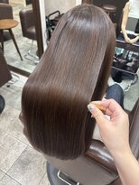 シアー 福岡天神店(SHEER.) 髪質改善カラー×ベージュブラウン【天神,福岡天神美容室】