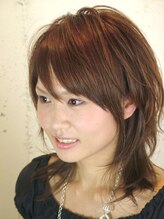 グラス ヘアー(glass.hair)&nbsp;浮き感を強調した万能くびれミディ☆