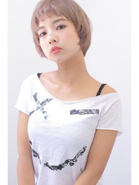 オウル(Owll) 丸みシンプル外国人風[mignon]ホワイトラベンダーベージュ