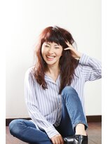 グルーヴ(GROOVE)&nbsp;くせ毛風　ナチュラルロングスタイル