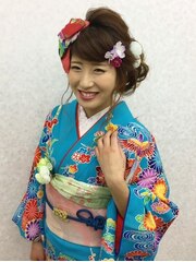 成人式にも☆和装ヘアセット