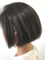 リス 恵比寿(Liss)&nbsp;【Liss】『外国人風グレー×ハイライト×ワンカールボブ』