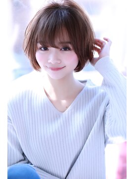 クラウドゼロ(Cloud zero) 大人キレイ アッシュ小顔ショートボブ【Cloud zero】