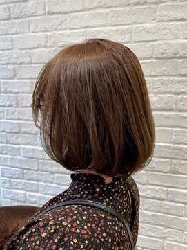 ネオリーブアオバ 高田馬場店(Neolive aoba) グレージュカラーで作る　柔らかボブ
