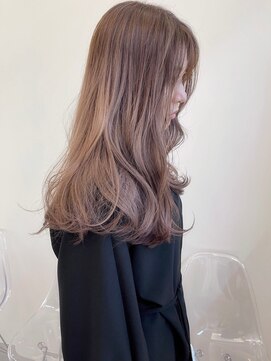 フィル 横浜(fil) ピンクベージュ_カーキグレージュフェザーバング