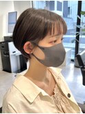 丸みショートボブ
