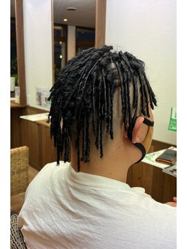 ヘアーサロン プアメリア(Puamelia) メンズスタイル刈り上げドレッド風パーマカジュアル