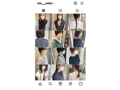 Instagram(oto_ _salon)にもスタイル写真載せてます☆