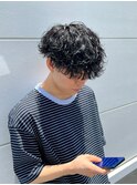 滋賀、南草津、メンズ美容室、波巻きツイストスパイラルパーマ
