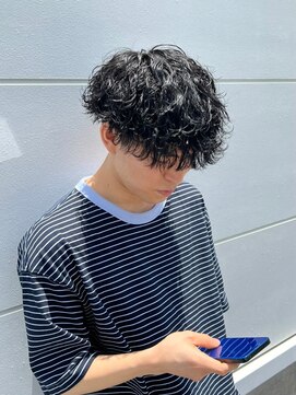 ミオ(Mio) 滋賀、南草津、メンズ美容室、波巻きツイストスパイラルパーマ