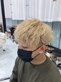 ラテ(latte) ブリーチ×ツイストパーマ!