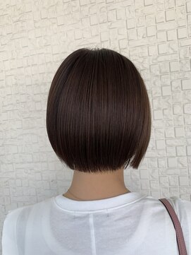 テラスヘアヴィラ 新潟駅南(TERRACEhairVilla) 【艶髪】ナチュラルストレートボブ