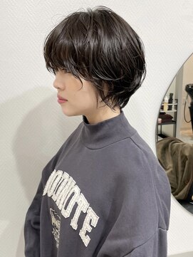 ヘアメイク シンズ レインボー(Hair Make SHIN'S RAINBOW) ショートボブ/大人巻き/ぷつっとボブ/ナチュラルモード/高松