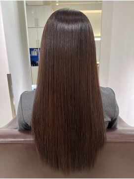 エアー 銀座タワー(AIR) ツヤ髪スタイル/くすみカラー/美髪/ケアカラー　【榛葉】