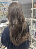 透明感カラー Olive beige