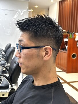 クレス 戸田店 メンズ店(CLESC) 直毛ショート　アップスタイルシャドウフェード