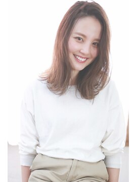 ラフィスヘアー トゥー 倉敷店(La fith hair too.) 【La fith】 暖色系カラー☆ミディアムスタイル