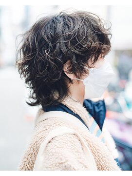 カフ(CAF) CAF河内 メンズパーマ ハードパーマ 20代30代大阪 心斎橋