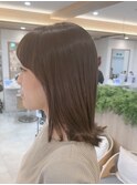 AMANI くびれ外ハネボブ×シアベージュ