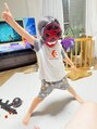 ライト(Light) 長男の最近のお気に入り、ブンブンジャーレッドのお面www