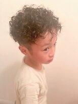 ブルーフェアリー(Blue Fairy)&nbsp;【BLUEFAIRY】キッズ★ツーブロマッシュ★スパイラルパーマ