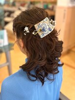 シャンゼ 新阪急ホテル店&nbsp;お呼ばれハーフアップ