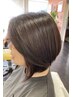 【梅雨対策♪】カット＆全体艶カラー＆クレイSPA【肩上の長さ】