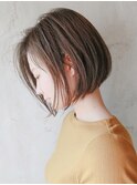 【無造作だけど女性らしい】大人のヘルシーボブ