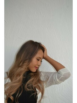 アンククロス 那覇店 アッシュグラデーション