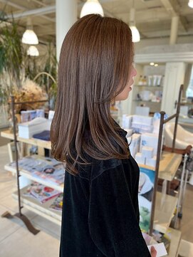 オブジェ シエル(obje't ciel) 【obje’t ciel】透明感シアーブラウン【暮石 唯】