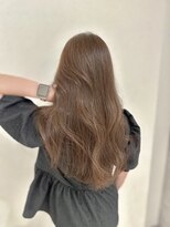 アクション 心斎橋店(ACTION)&nbsp;レイヤーカット　くすみベージュ　ブラウンカラー　透明感カラー