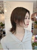 ウルフ/レイヤーカット/顔まわりウルフ/髪質改善/大人女性